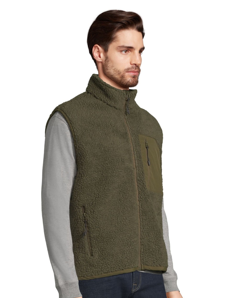 SOL'S Unisex Sherpa Bodywarmer Fury Jacken personalisierbar