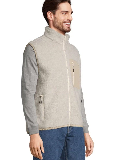 Vestes à personnaliser SOL'S Unisex Sherpa Bodywarmer Fury 