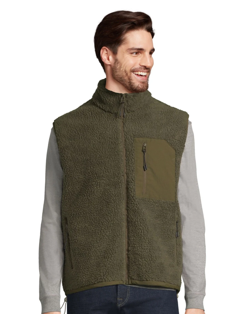 SOL'S Unisex Sherpa Bodywarmer Fury Jacken personalisierbar