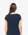 T-Shirts personnalisable SPASSO T-shirt col V en lin femme