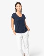 T-Shirts personnalisable SPASSO T-shirt col V en lin femme
