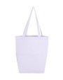 Tote bags BAGS BY JASSZ Cotton Bag LH with Gusset voor bedrukking &amp; borduring