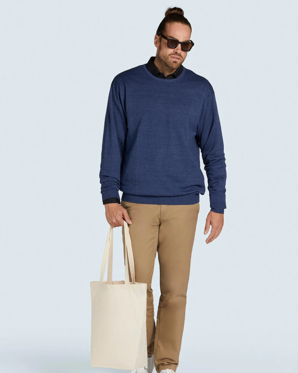 Tote bags BAGS BY JASSZ Cotton Bag LH with Gusset voor bedrukking &amp; borduring