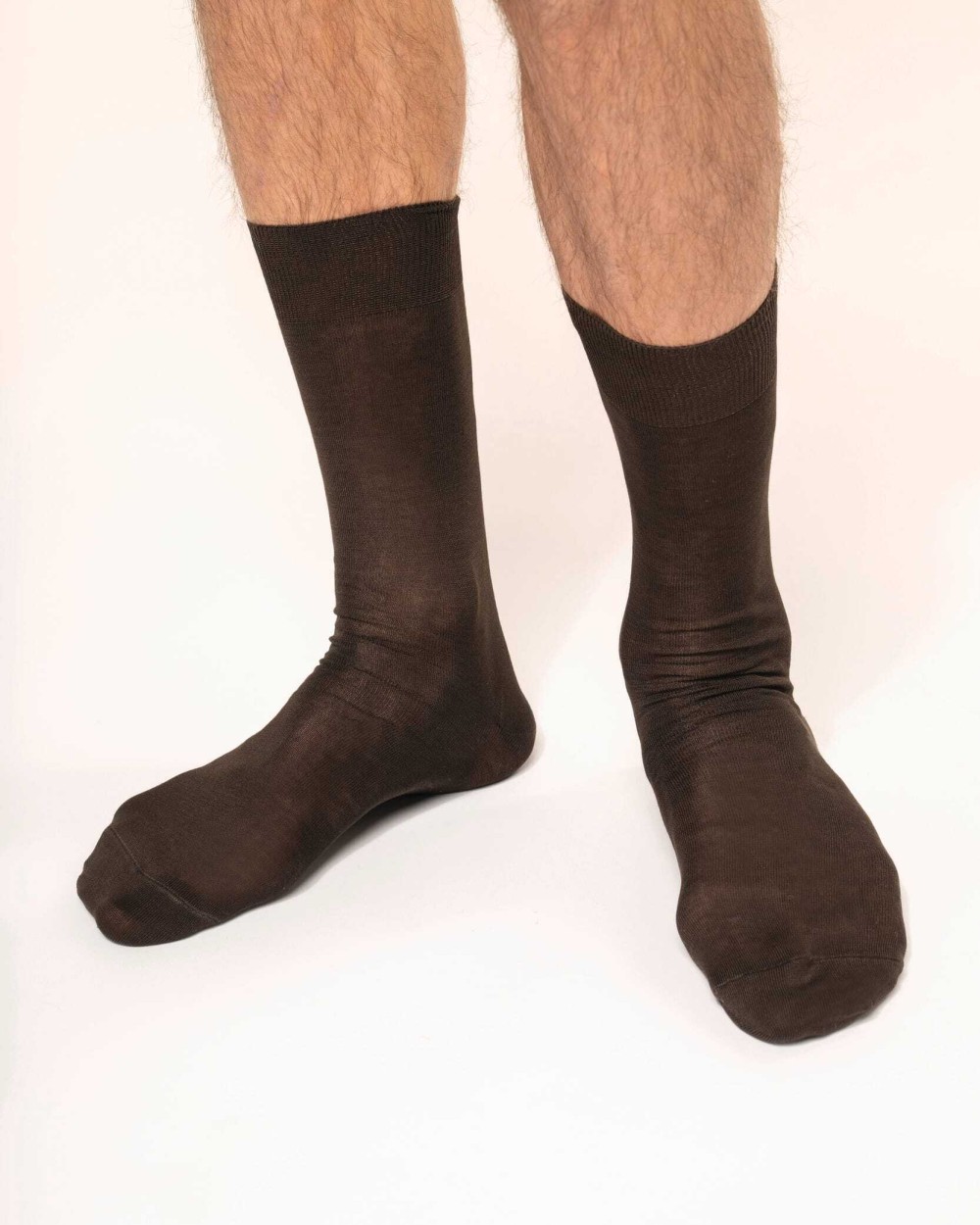 Accessoires personnalisable KARIBAN Chaussettes jersey coton fil d'Écosse homme