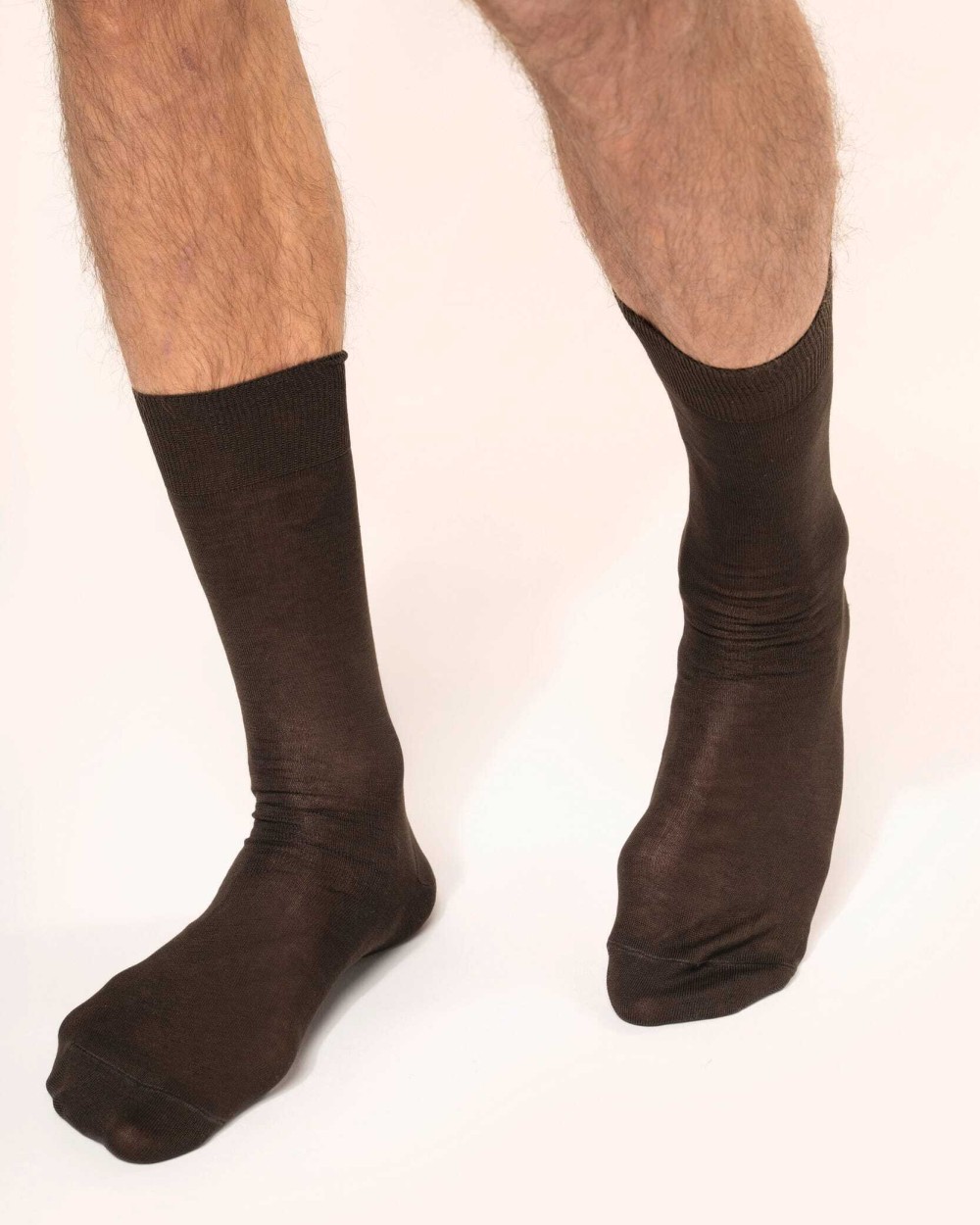 Benodigdheden KARIBAN Herensokken van fil d'Écosse katoenjersey voor bedrukking &amp; borduring