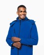 KARIBAN Herren Softshell-Jacke mit Abnehmbare Kapuze Softshells personalisierbar