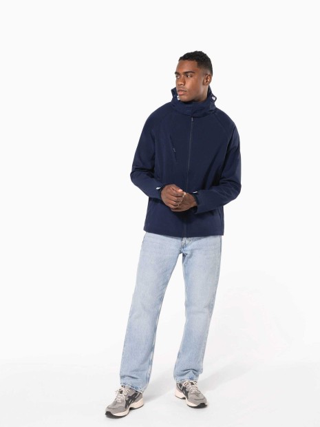 Softshells à personnaliser KARIBAN Veste softshell à capuche amovible homme 