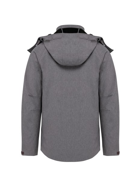 KARIBAN Veste softshell à capuche amovible homme /api/colors/1038ca1c-3674-4704-be3f-5f8dcf02a83f personnalisable