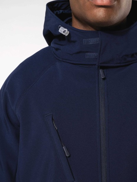 Softshells à personnaliser KARIBAN Veste softshell à capuche amovible homme 