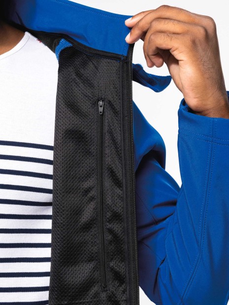 Softshells à personnaliser KARIBAN Veste softshell à capuche amovible homme 