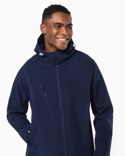 Veste softshell à capuche amovible homme