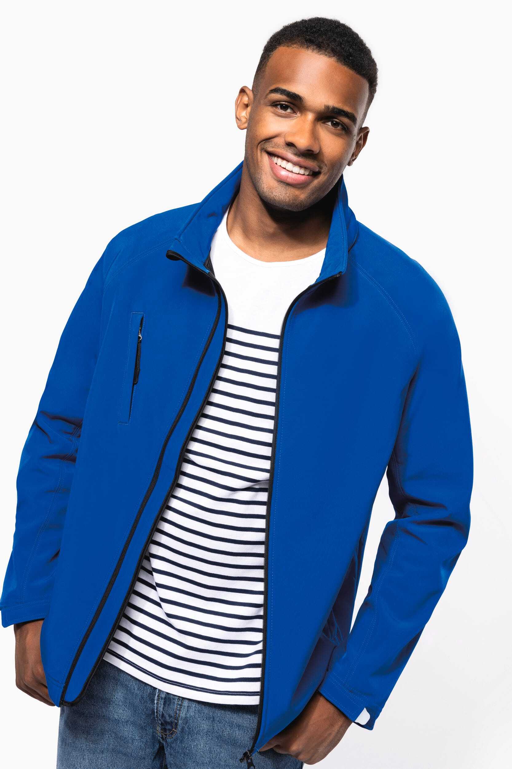 Softshells personnalisable KARIBAN Veste softshell à capuche amovible homme