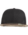 Petjes RESULT Bronx glitter snapbackpet met platte klep voor bedrukking &amp; borduring