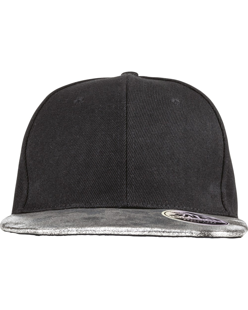 RESULT Bronx Glitter Flat Peak Snapback Cap Kappen personalisierbar