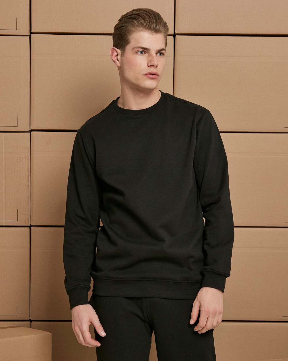 Sweaters & hoodies BUILD YOUR BRAND CREWNECK voor bedrukking &amp; borduring
