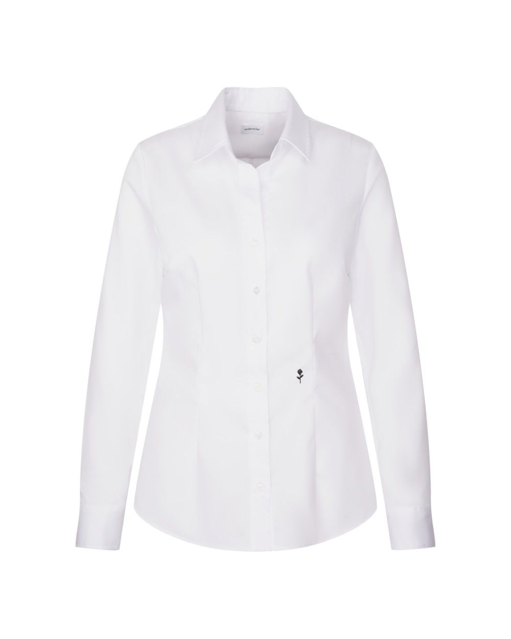 Hemden SEIDENSTICKER Women´s Blouse Regular Fit Fine Twill Longsleeve voor bedrukking &amp; borduring