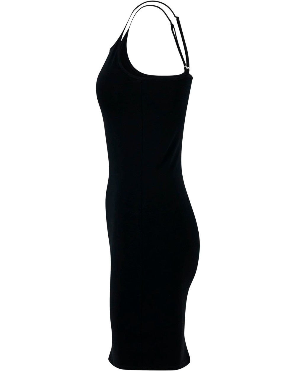 Jurken BUILD YOUR BRAND Ladies Stretch Jersey Slim Dress voor bedrukking &amp; borduring