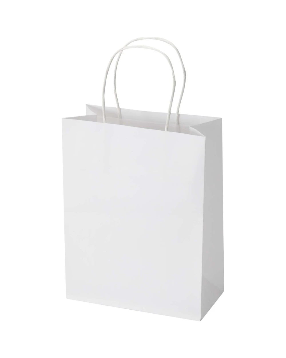 Sacs & Bagagerie personnalisable 4DO Sac en papier Kraft 120 g/m² avec anses torsadées - 18 x 9 x 23 cm