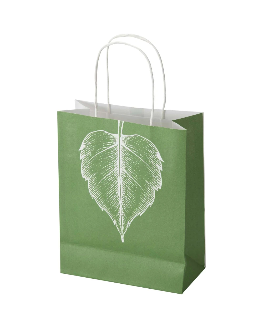 Sacs & Bagagerie personnalisable 4DO Sac en papier Kraft 120 g/m² avec anses torsadées - 18 x 9 x 23 cm