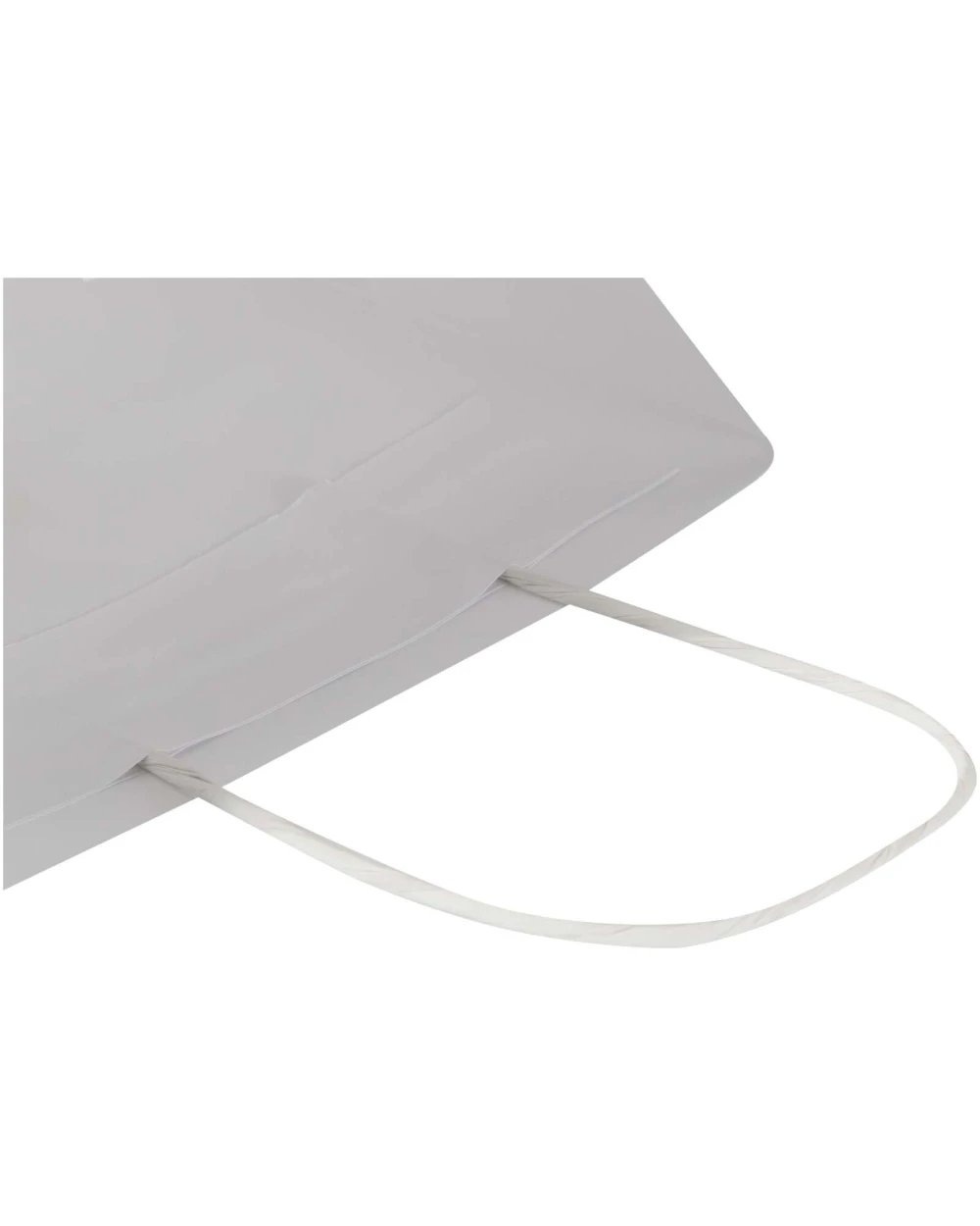 Tassen & Zakken 4DO Kraftpapieren tas van 120 g/m² met gedraaide hengsels - 18 x 9 x 23 cm voor bedrukking &amp; borduring