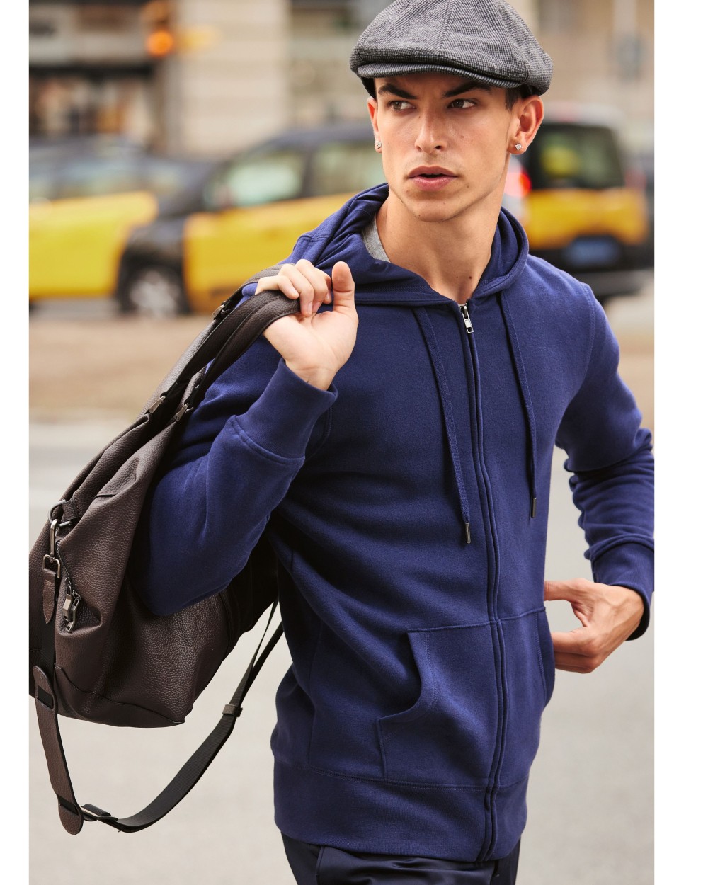 Sweaters & hoodies B&C KING Sweatshirt met rits voor bedrukking &amp; borduring
