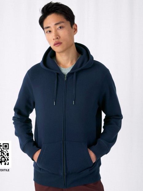 Sweat-shirts à personnaliser B&C B&C KING ZIPPED HOOD 