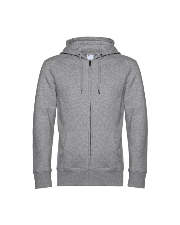 Sweaters & hoodies B&C B&C KING ZIPPED HOOD voor bedrukking &amp; borduring