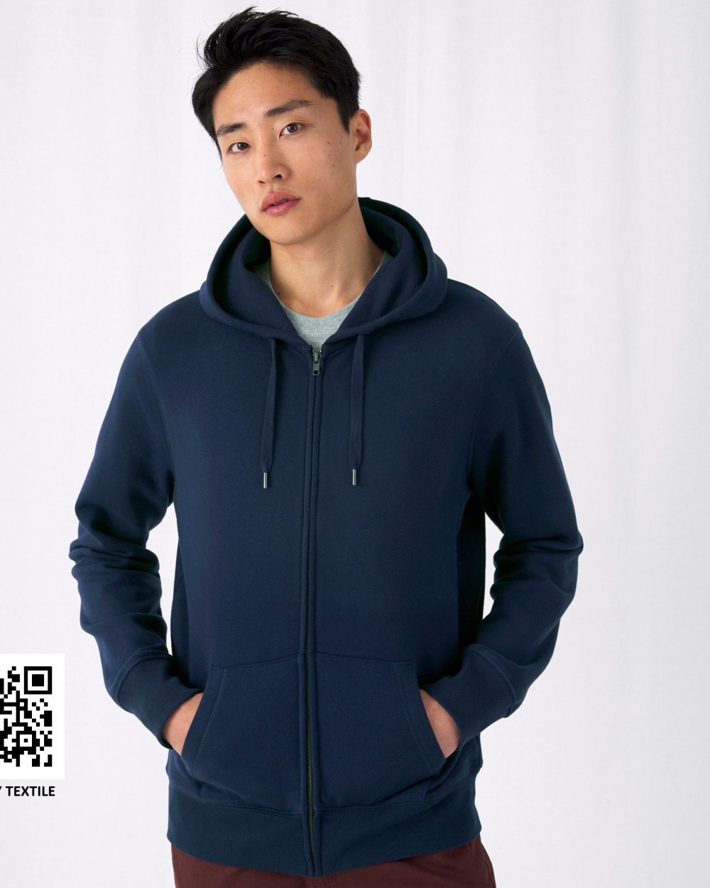 Sweat-shirts personnalisable B&C Sweat-shirt zippé KING