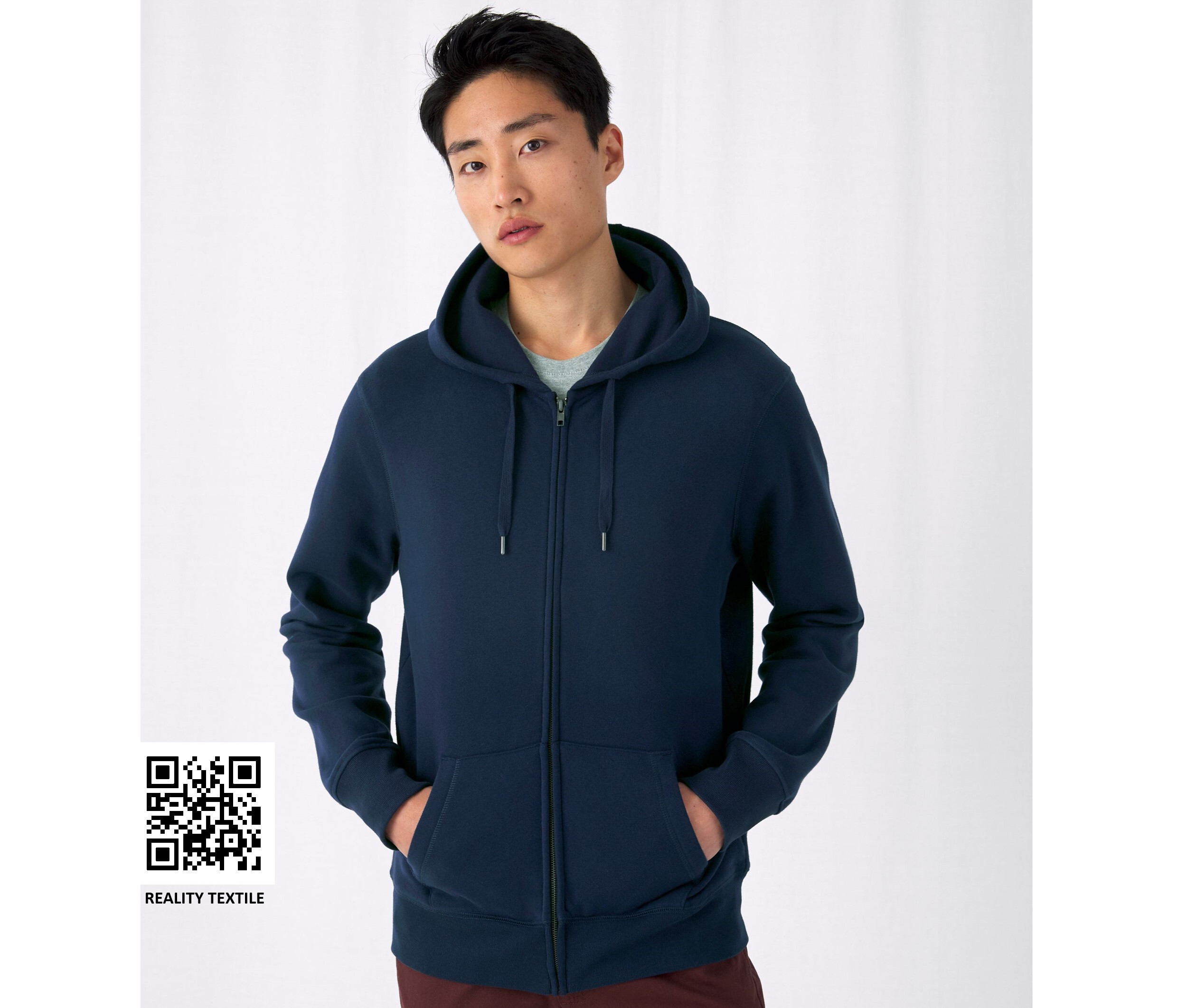 Sweat-shirts personnalisable B&C B&C KING ZIPPED HOOD