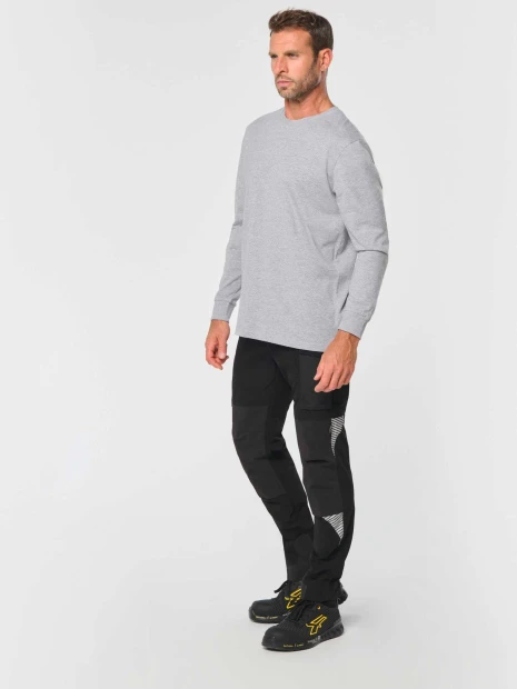 Pantalons à personnaliser WK. DESIGNED TO WORK Pantalon léger stretch recyclé multipoches unisexe 