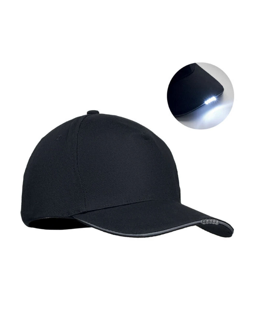Petjes 4DO 5 panelen LED baseballpet katoe voor bedrukking &amp; borduring