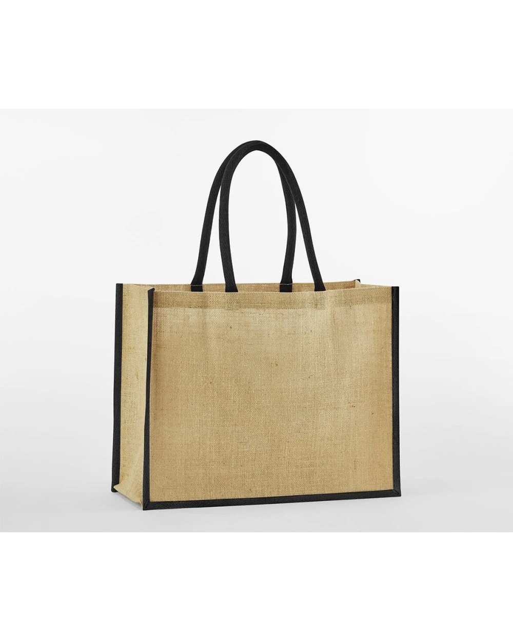 Tote bags personnalisable WESTFORDMILL NATURAL STARCHED JUTE CLASSIC SHOPPER