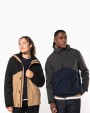 KARIBAN Wasserdichter 3-in-1-Unisex-Parka mit zweifarbiger Kapuze Jacken personalisierbar