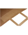 Sacs & Bagagerie personnalisable 4DO Sac en papier Kraft 90-100 g/m² avec poignées plates, 49,5 x 14 x 44 cm