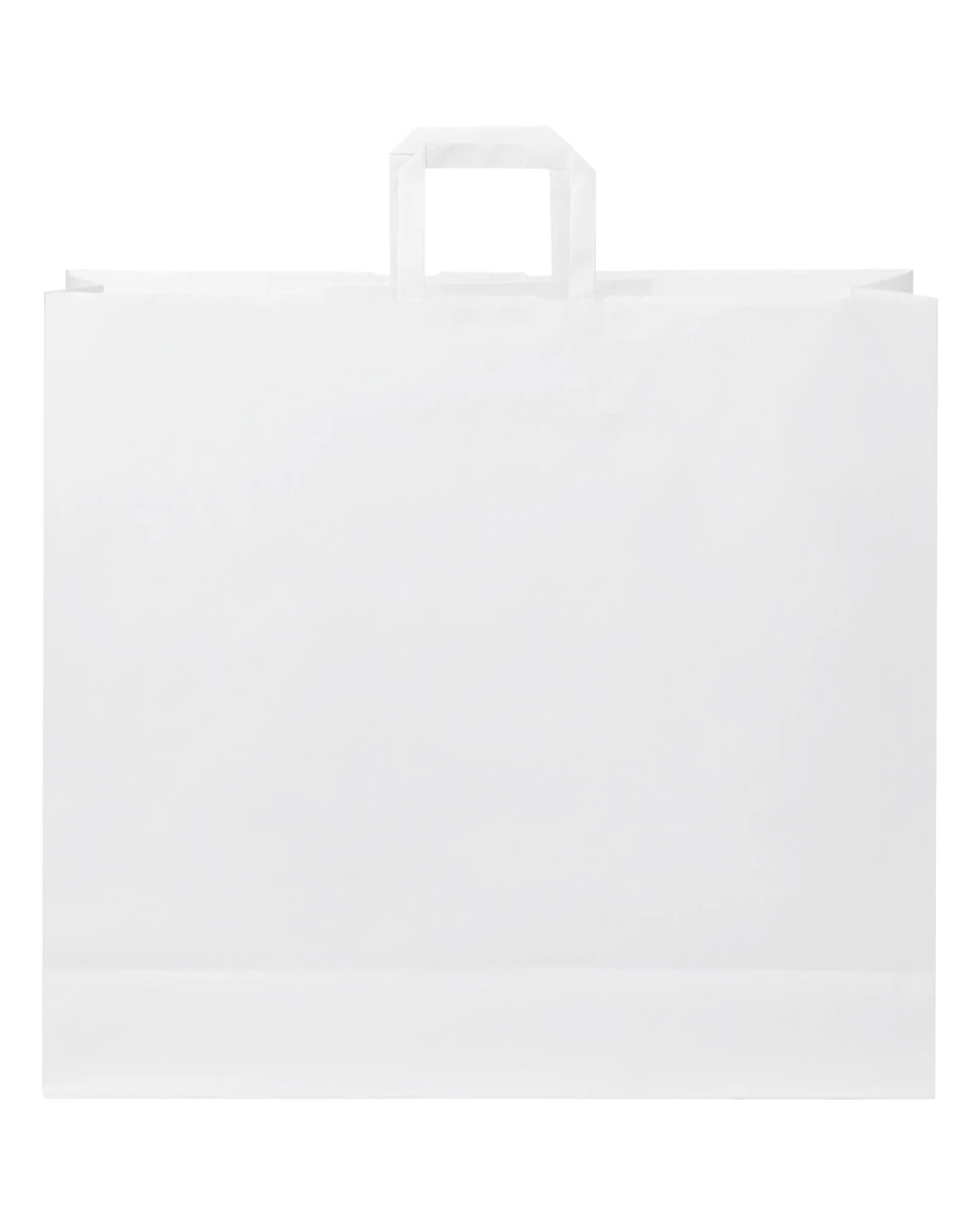 4DO Kraftpapiertasche 90-100 g/m² mit flachen Griffen – 49,5 × 14 × 44 cm Taschen personalisierbar