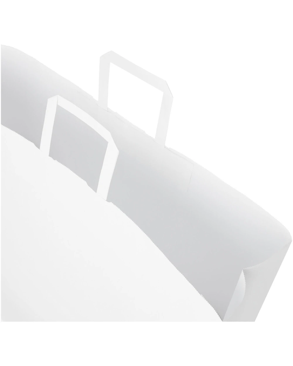 4DO Kraftpapiertasche 90-100 g/m² mit flachen Griffen – 49,5 × 14 × 44 cm Taschen personalisierbar