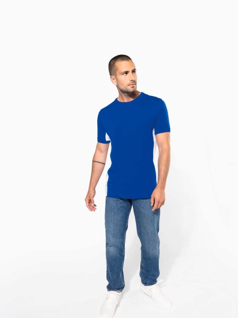 T-Shirts à personnaliser KARIBAN Tiger > T-shirt bicolore manches courtes 