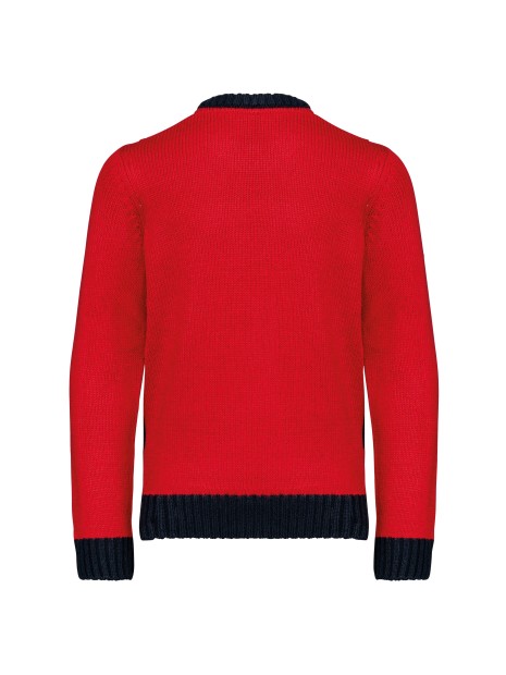 KARIBAN Pullover col rond de Noël enfant /api/colors/4fa7109a-7fa4-4f07-95b2-3253a384c147 personnalisable