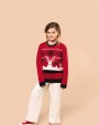 Pulls personnalisable KARIBAN Pullover col rond de Noël enfant