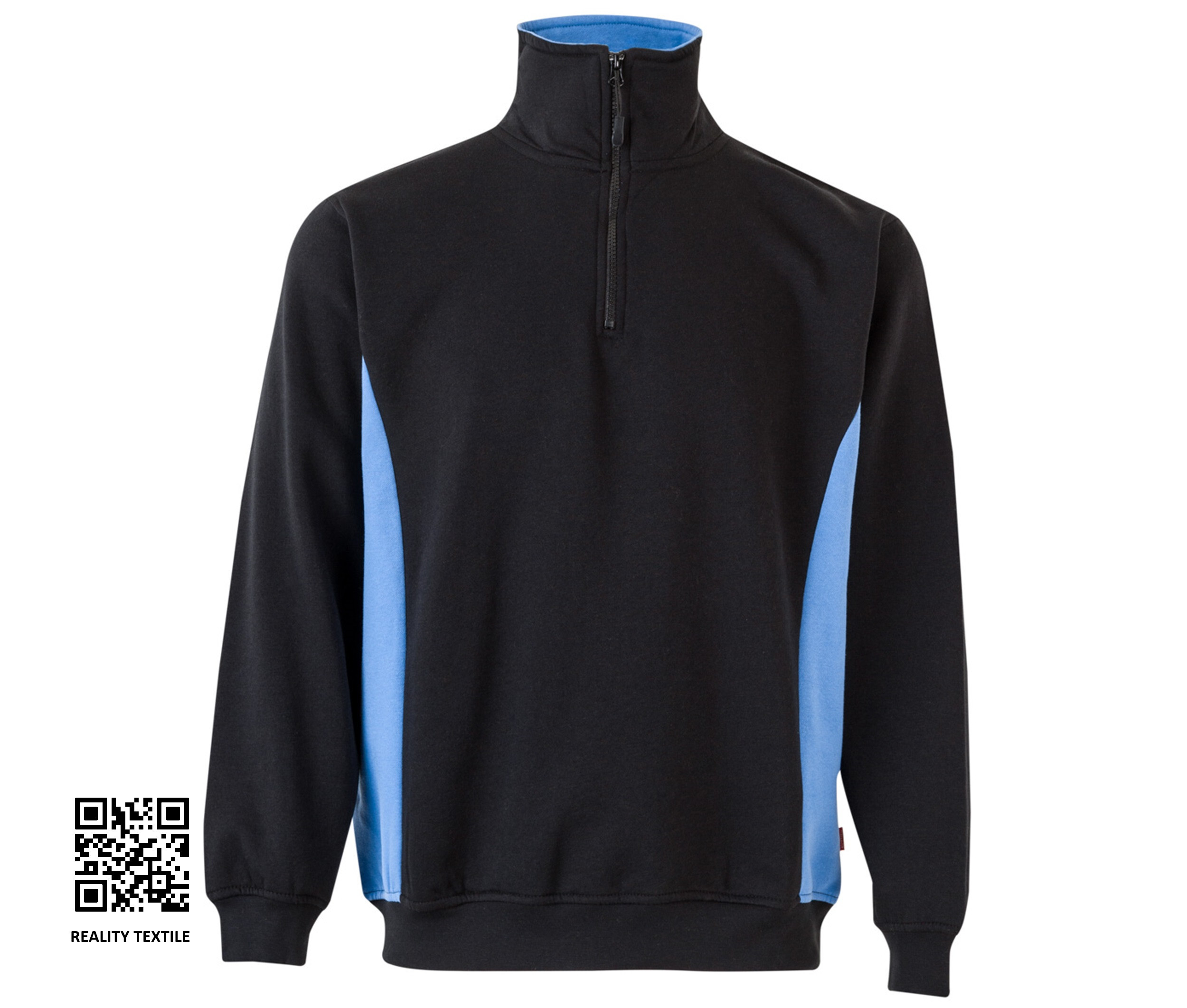 Sweaters & hoodies VELILLA TWO-TONE HALF-ZIP SWEATSHIRT voor bedrukking &amp; borduring