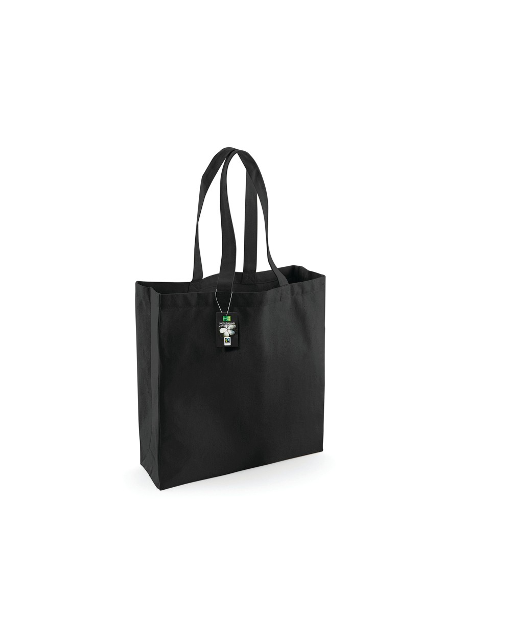 Tote bags WESTFORDMILL FAIRTRADE COTTON CLASSIC SHOPPER voor bedrukking &amp; borduring