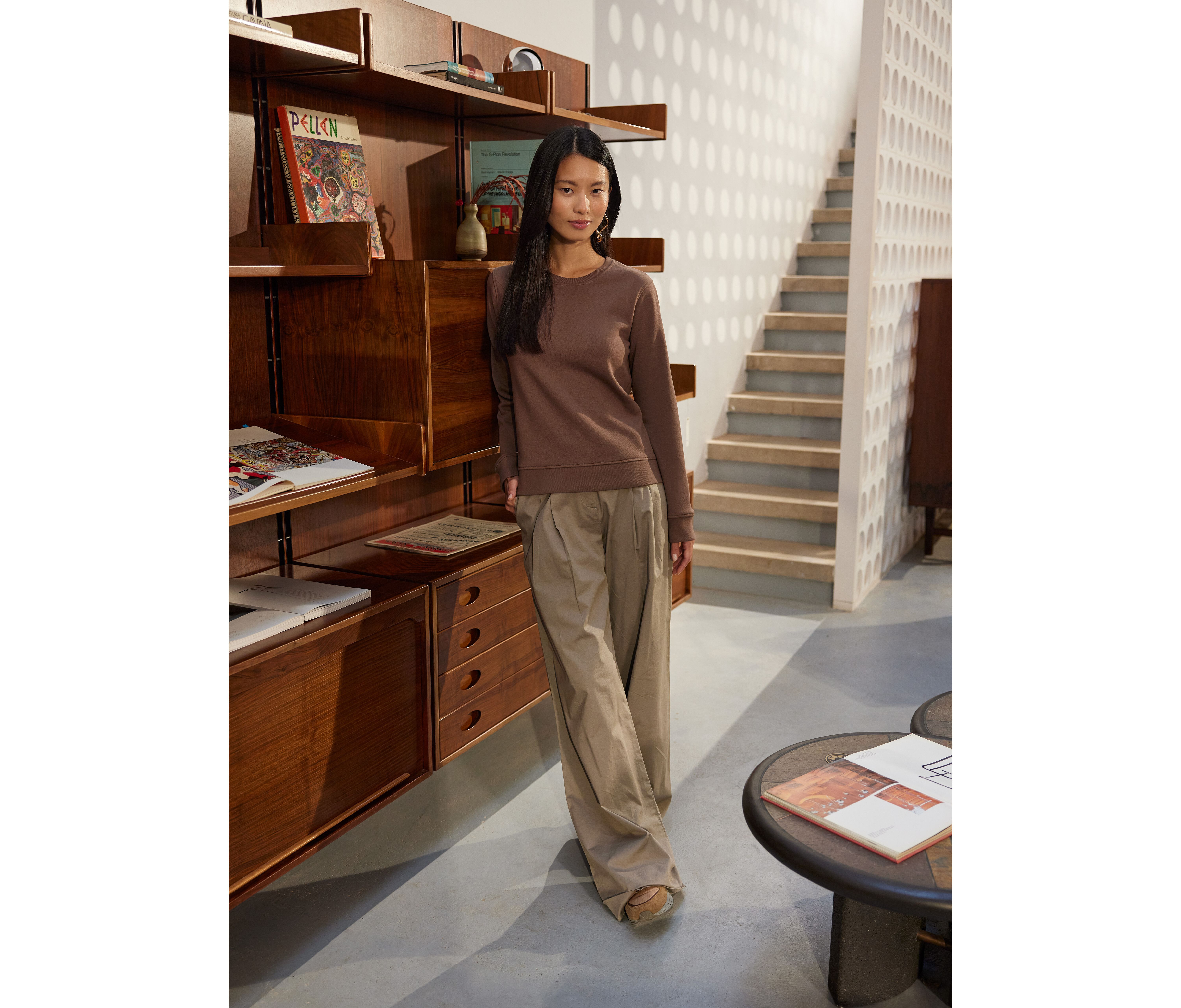 Sweat-shirts personnalisable B&C INSPIRE CREW NECK /WOMEN