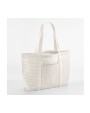 Tote bags WESTFORDMILL STRIPED ORGANIC COTTON SHOPPER voor bedrukking &amp; borduring