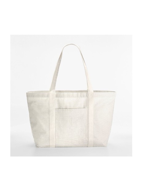 WESTFORDMILL STRIPED ORGANIC COTTON SHOPPER /api/colors/1b2f50da-8438-41d1-9f67-b3d174b5c6a0 personnalisable
