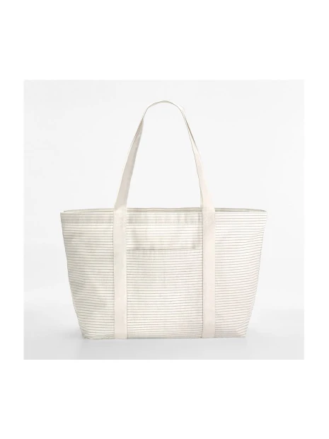 WESTFORDMILL STRIPED ORGANIC COTTON SHOPPER /api/colors/1b2f50da-8438-41d1-9f67-b3d174b5c6a0 personnalisable