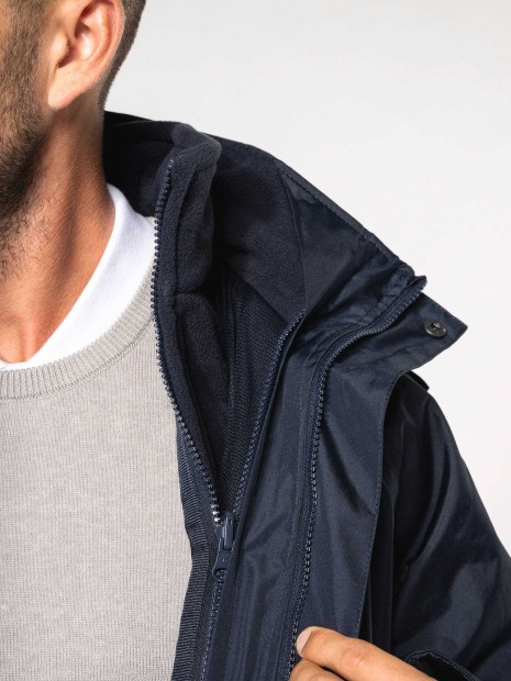 Vestes à personnaliser KARIBAN Parka 3 en 1 homme 