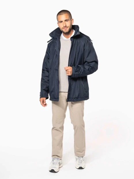 Vestes à personnaliser KARIBAN Parka 3 en 1 homme 