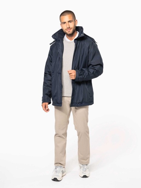 Vestes à personnaliser KARIBAN Parka 3 en 1 homme 