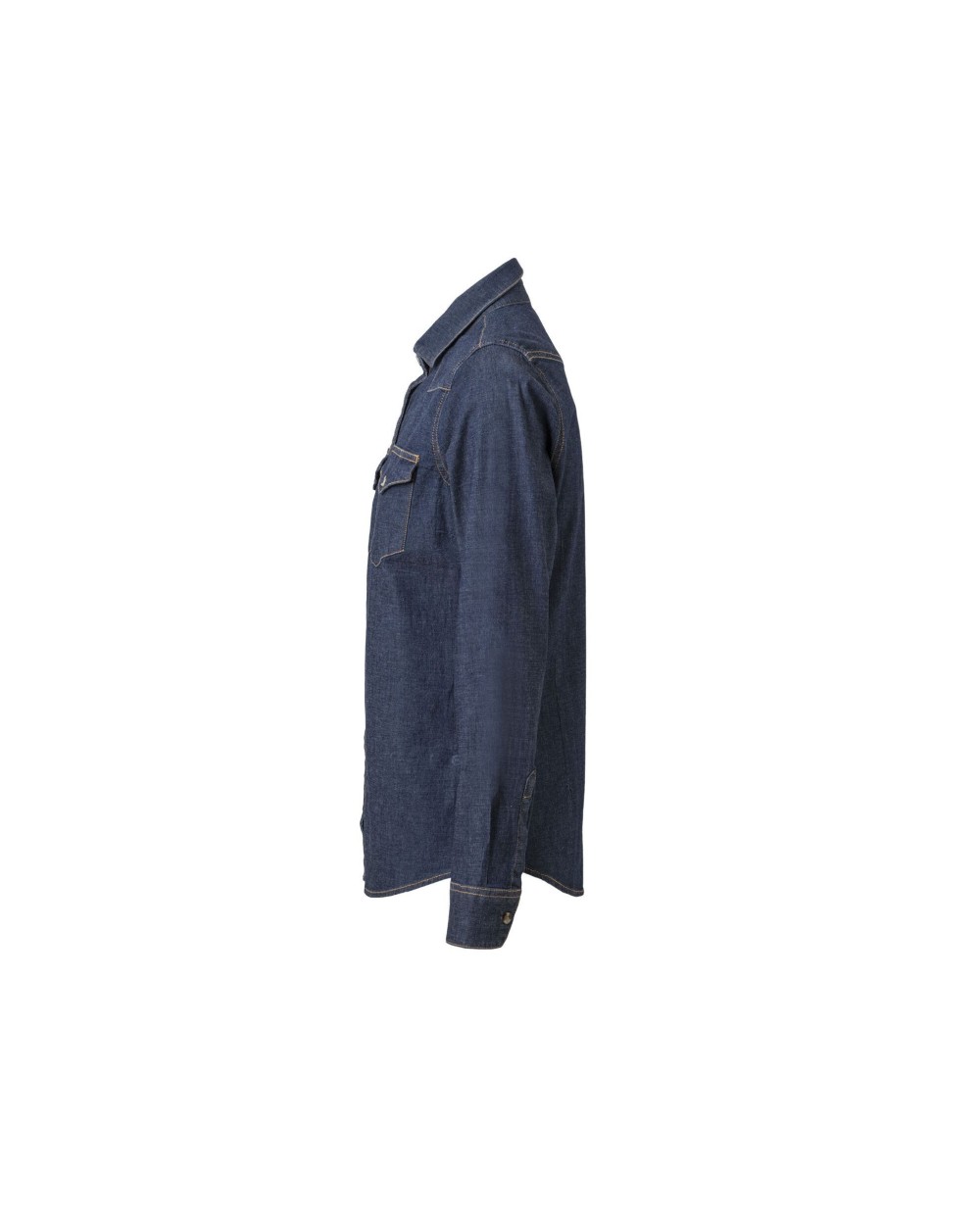VELILLA WOMEN'S LONG-SLEEVE STRETCH DENIM SHIRT Hemden personalisierbar