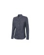 VELILLA WOMEN'S LONG-SLEEVE STRETCH DENIM SHIRT Hemden personalisierbar